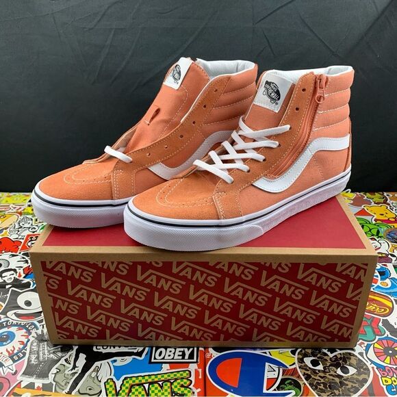 Vans Sk8-Hi Reissue SI Burnt Orange Women's Various Sizes - Picture 1 of 12